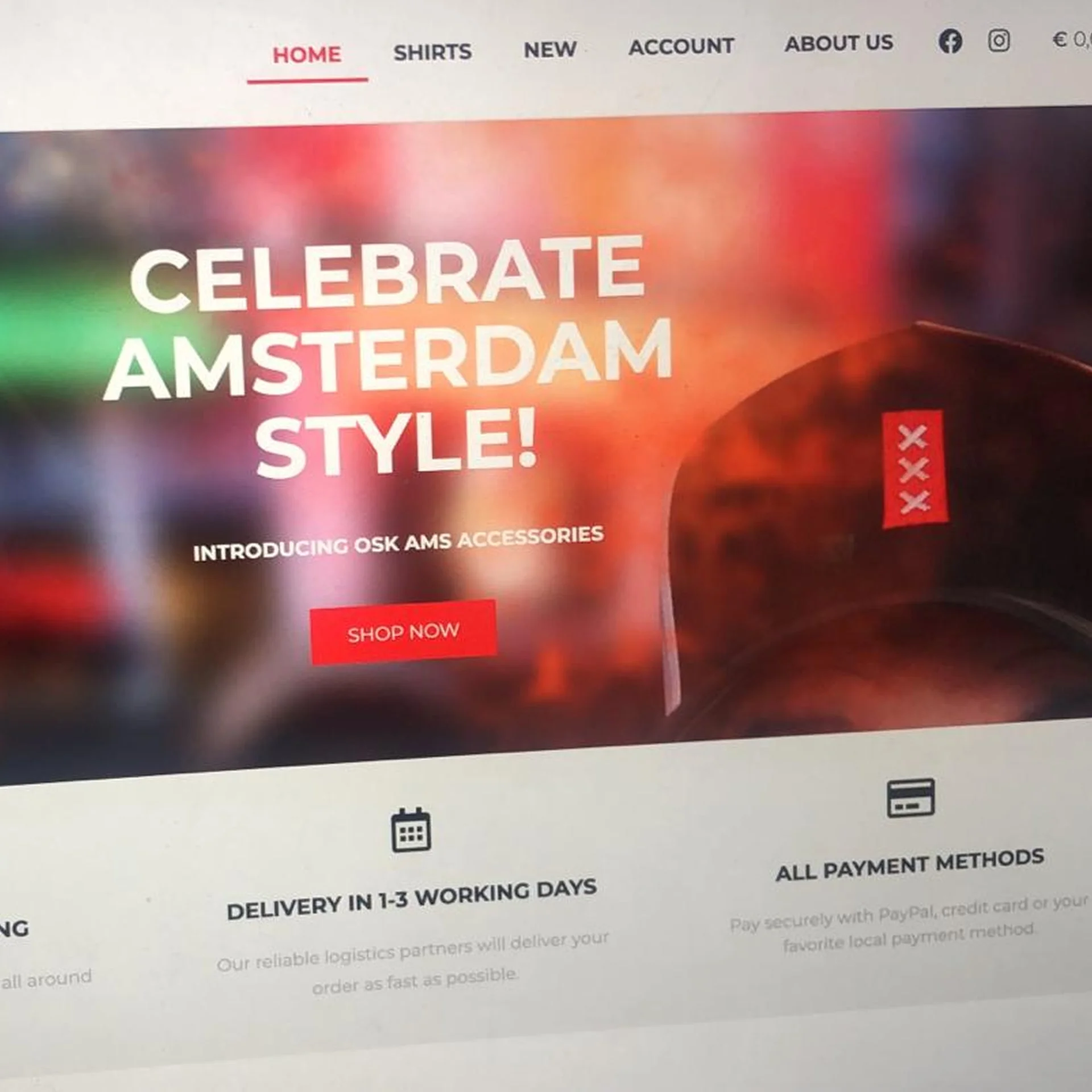 Celebrate Amsterdam Style campaign introducing Oldskull accessories